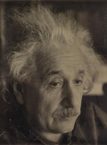 LOTTE JACOBI (1896-1990) Group of 4 photographs of Albert Einstein.